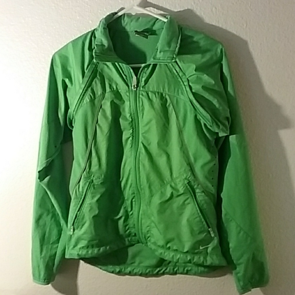 Green Running Jacket